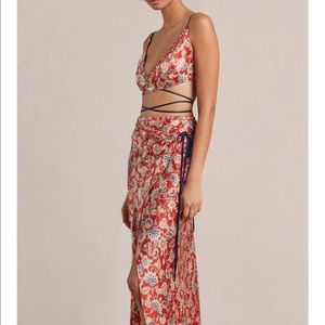 Fox & Dove Ruby maxi skirt and crop top!